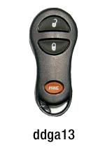 Dodge, Chrysler, Jeep, Plymouth Protective Key Fob Cover