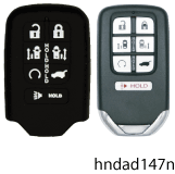 Honda Closed Face Protective Key Fob Cover
