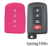 Toyota Closed Face Protective Key Fob Cover