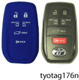 Toyota Closed Face Protective Key Fob Cover