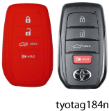 Toyota Closed Face Protective Key Fob Cover