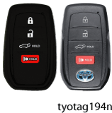 Toyota Closed Face Protective Key Fob Cover