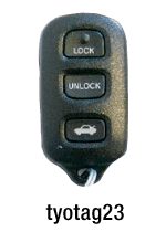 Toyota-Pontiac Protective Key Fob Cover